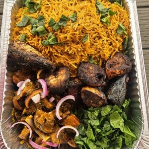 abacha/ugba/fish/veggies